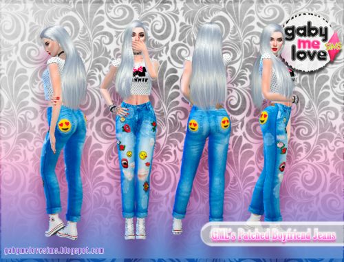 GML’s Patched Boyfriend Jeans