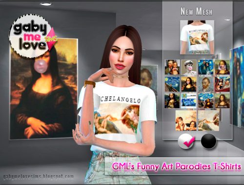 GML's Funny Art Parodies T-Shirts