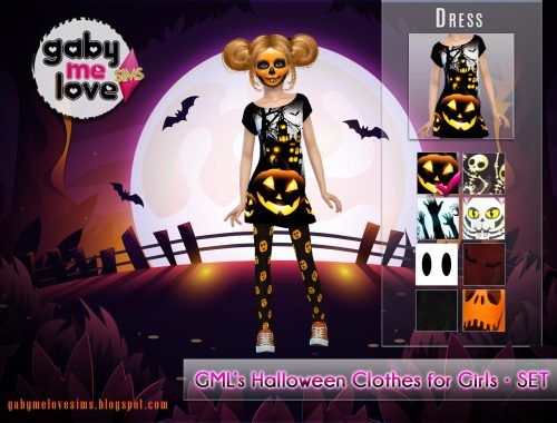 GML's Halloween Clothes for Girls