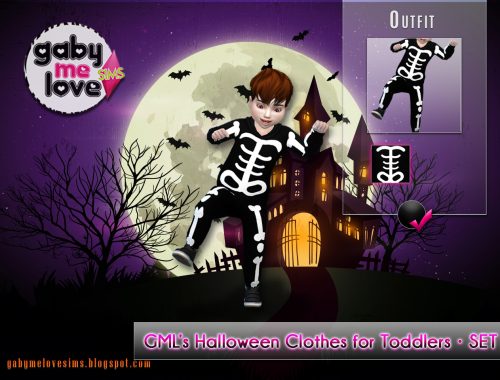 GML’s Halloween Clothes for Toddlers • SET