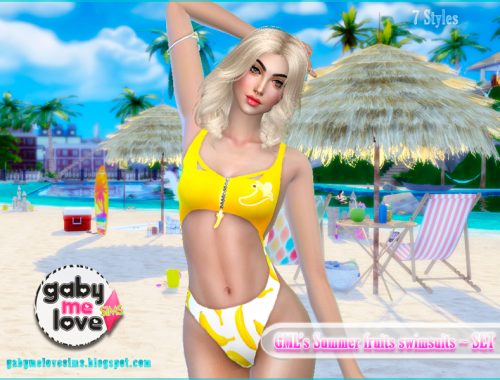 GML's Summer fruits swimsuits ~ SET