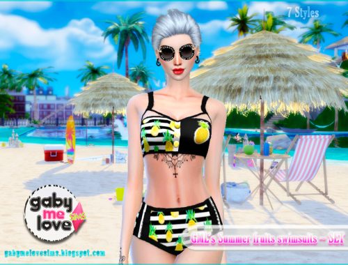 GML's Summer fruits swimsuits ~ SET