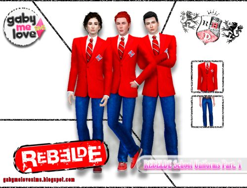 REBELDE School Uniforms Part. 1