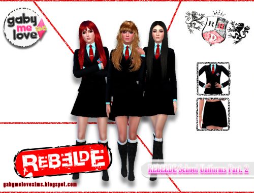 REBELDE School Uniforms Part. 2