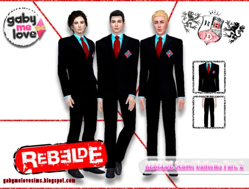 REBELDE School Uniforms Part. 2