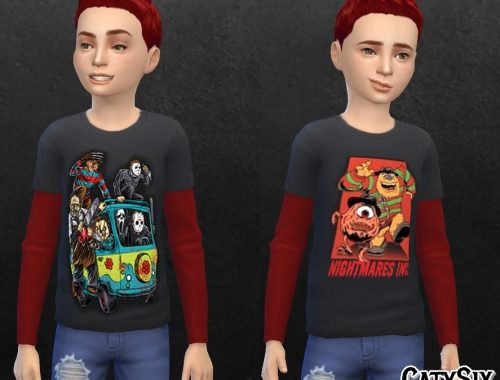Horror Tees For Kids V1