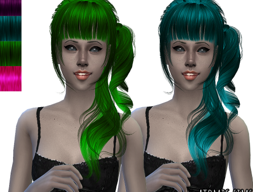 Peggyzone hair 5399 (Juice 118) retexture + neon