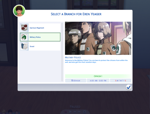 Titan Military (Attack on Titan Career)