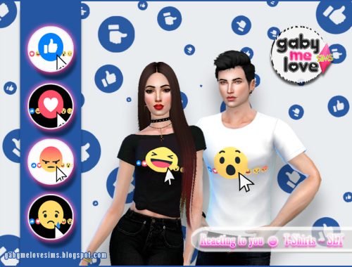 Reacting to you ☻ T-Shirts ~ SET