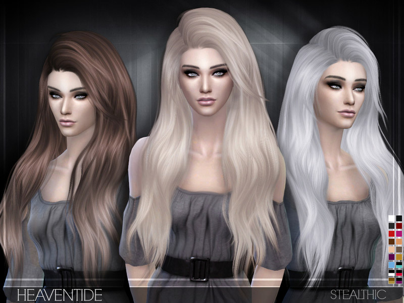 Stealthic - Heaventide (Female Hair) - The Sims 4 Catalog