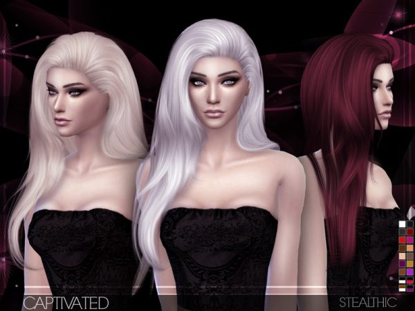 Stealthic - Captivated (Female Hair) - The Sims 4 Catalog