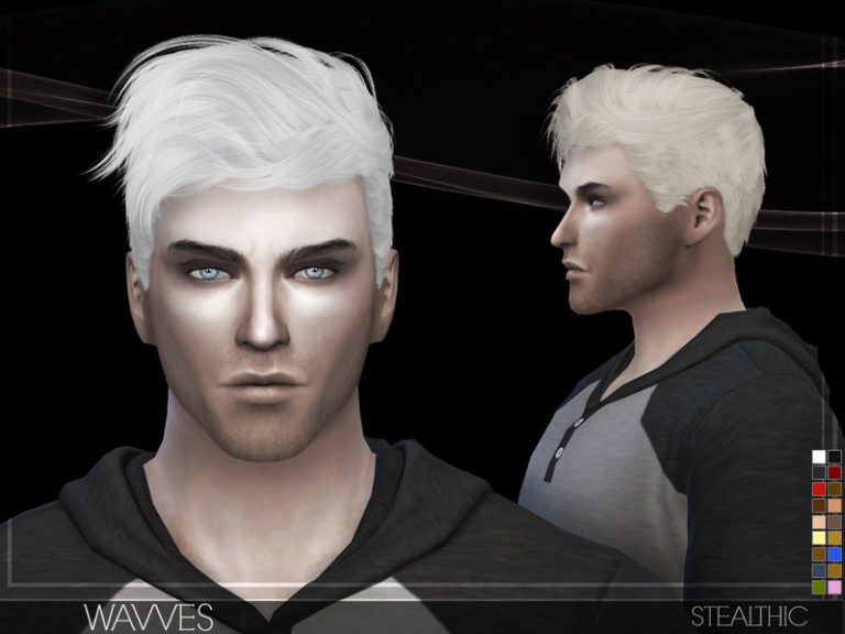 Stealthic - Wavves (Male Hair) - The Sims 4 Catalog