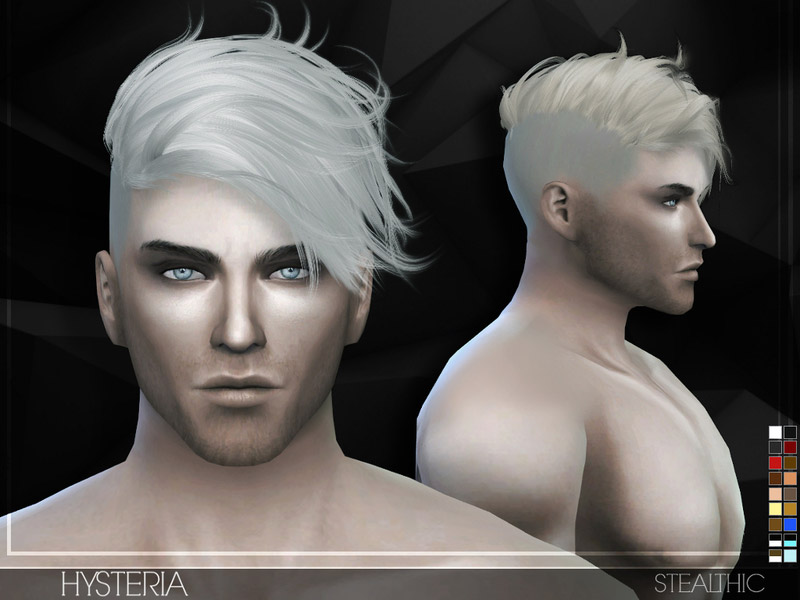 Stealthic - Hysteria (Male Hair) - The Sims 4 Catalog