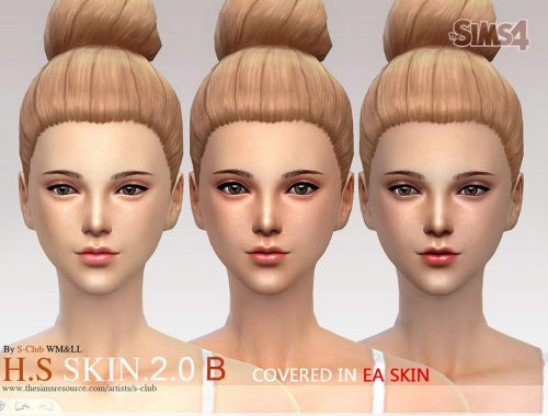 S-Club WMLL thesims4 H.S ND skintones2.0