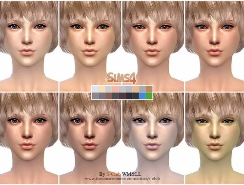 S-Club WMLL thesims4 H.S ND skintones2.0