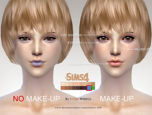 S-Club WMLL thesims4 H.S ND skintones2.0