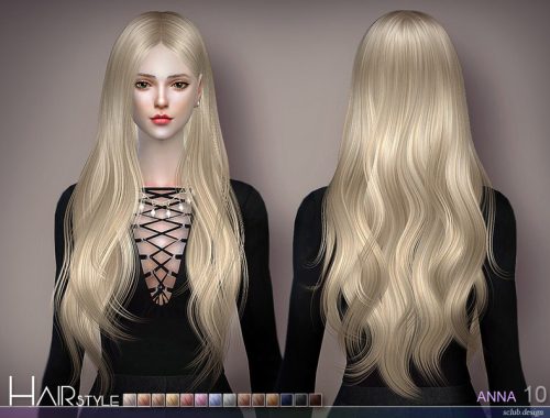 sclub ts4 hair Anna n10
