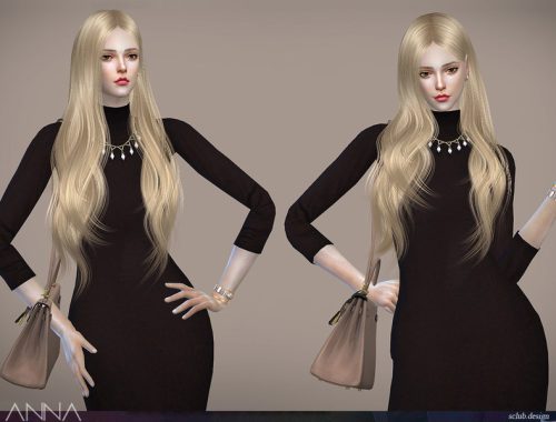 sclub ts4 hair Anna n10