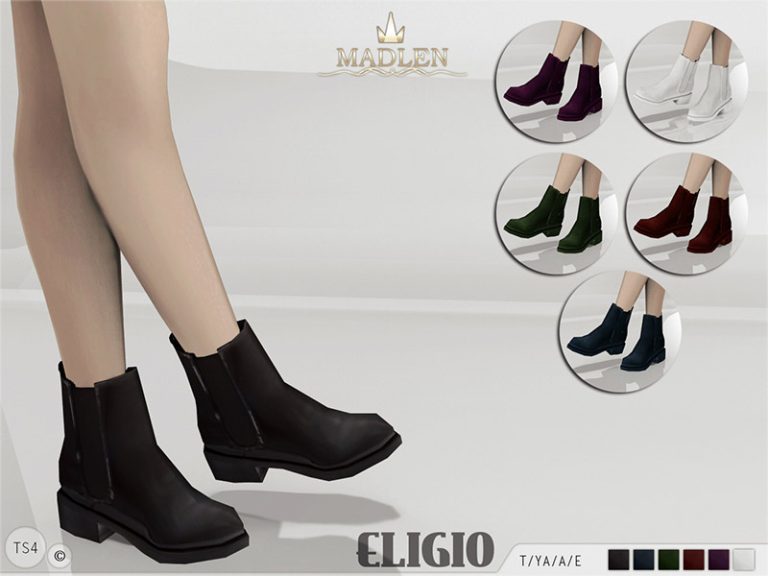 Madlen Eligio Boots - The Sims 4 Catalog