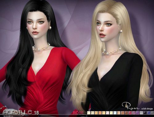 sclub ts4 hair Rose n18 (update07/04/2017)