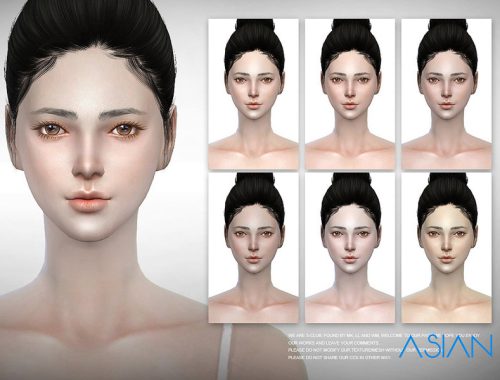 ASIAN skintones2.0 ALL AGE by S-Club