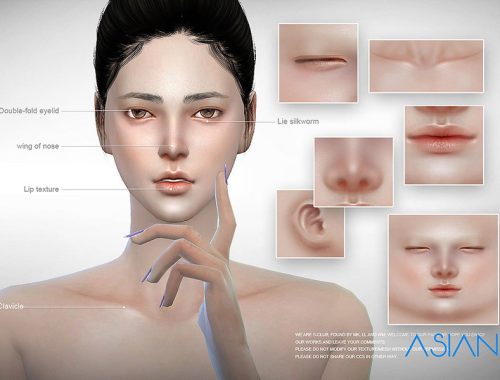 ASIAN skintones2.0 ALL AGE by S-Club