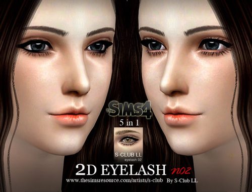 S-Club LL thesims4 eyelash 02