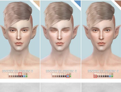 S-Club ts4 Snow Elf skintones all-age II