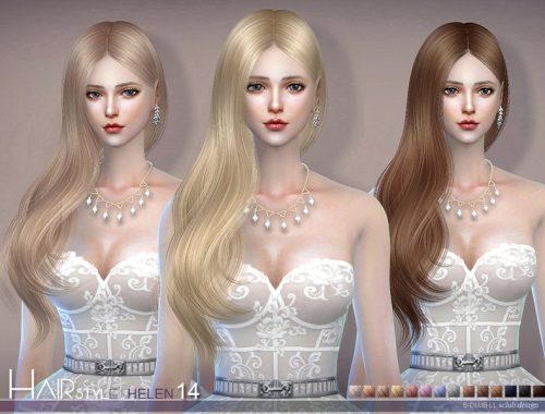 sclub ts4 hair Helen n14