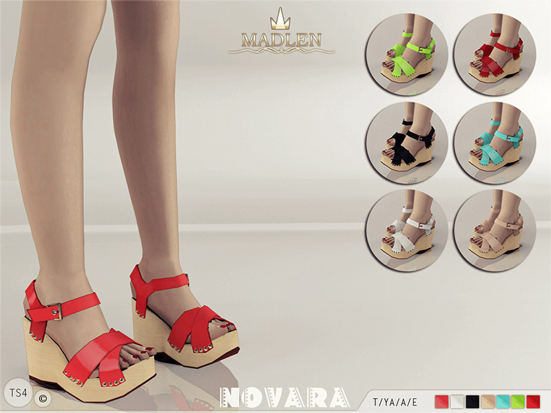 Madlen Novara Sandals - The Sims 4 Catalog