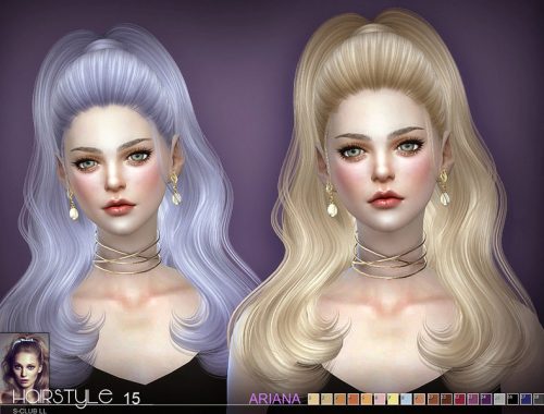 sclub ts4 hair Ariana n15