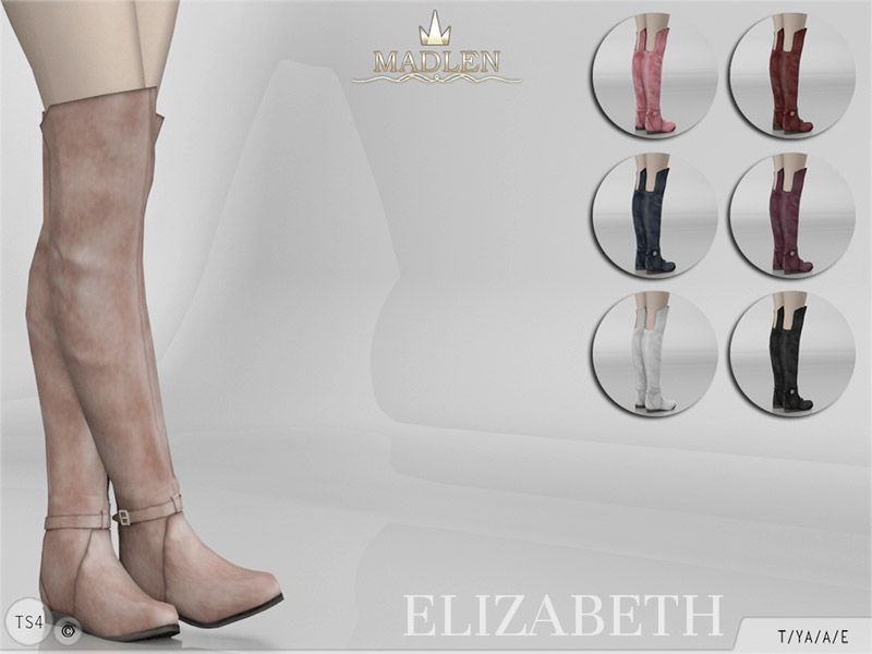 Madlen Elizabeth Boots - The Sims 4 Catalog