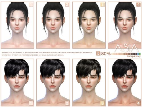 S-Club WMLL ts4 ASIAN skintones3.0 ALL AGE