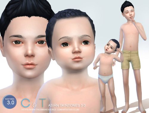 S-Club WMLL ts4 ASIAN skintones3.0 ALL AGE