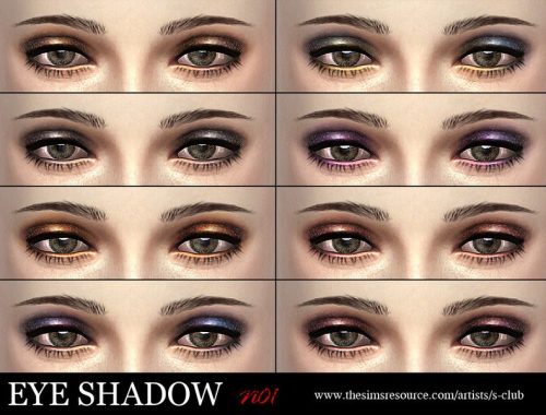 S-Club LL thesims4 Eyeshadow 01