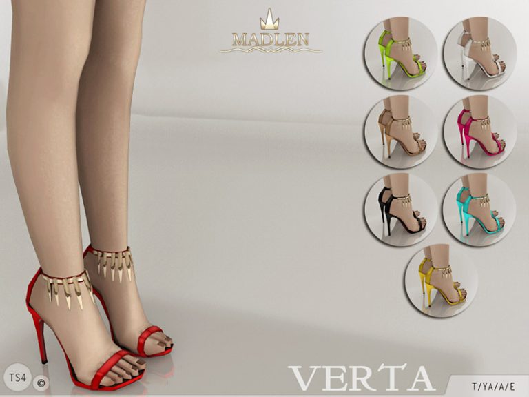 Madlen Verta Shoes - The Sims 4 Catalog