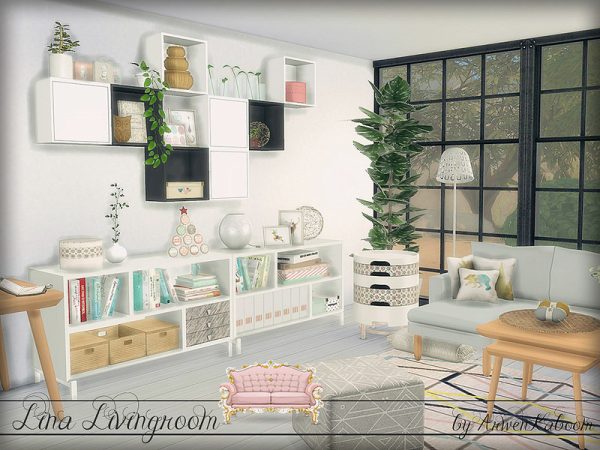 Lina Livingroom - The Sims 4 Catalog