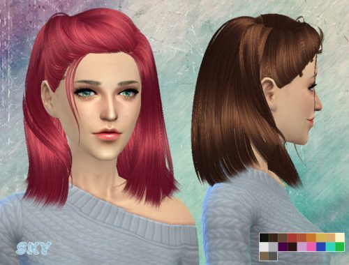skysims hair 260