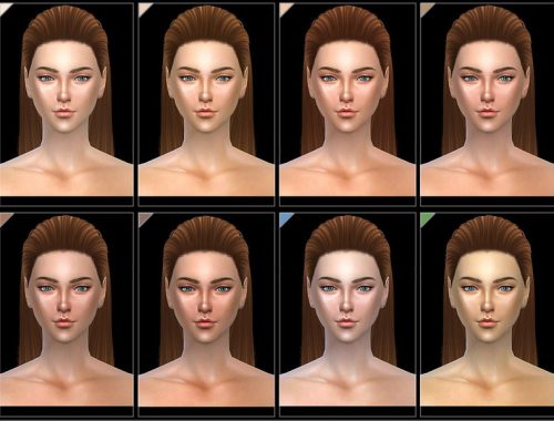 S-Club ts4 WMLL SHINY Skintones(F)1.0