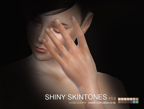 S-Club ts4 WMLL SHINY Skintones(F)1.0