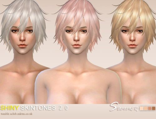 S-Club ts4 WMLL SHINY Skintones(F)2.0