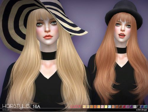 sclub ts4 hair Lucy n16A