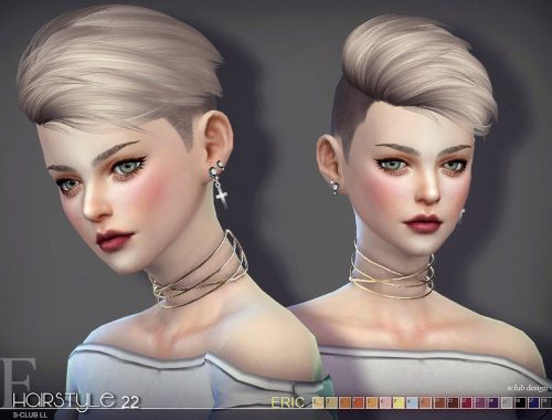 sclub ts4 hair Eric n22