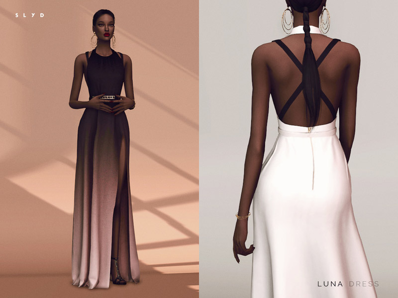 Luna Dress - The Sims 4