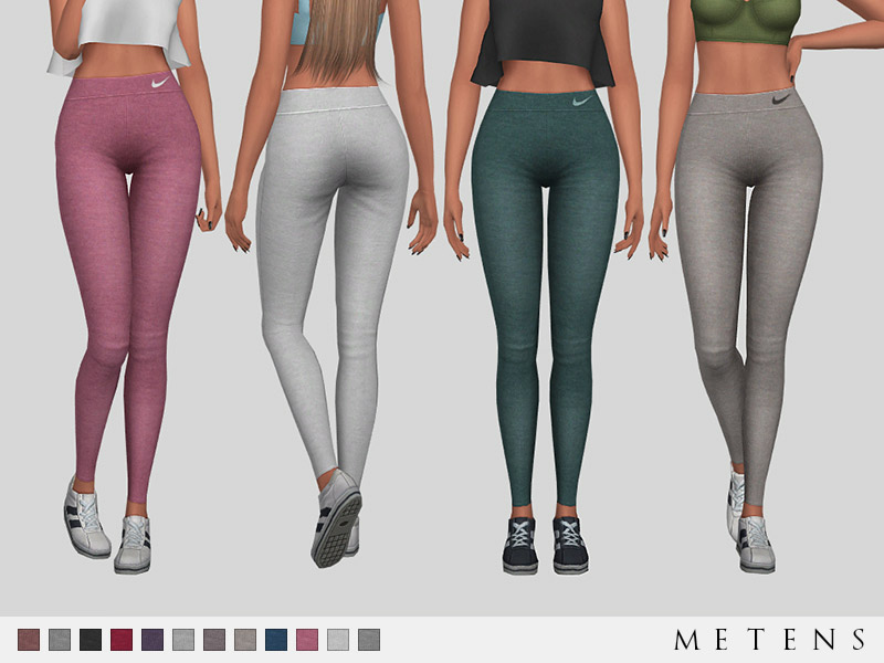The Sims Resource - Adidas Sports Low-Rise Leggings With Transparency