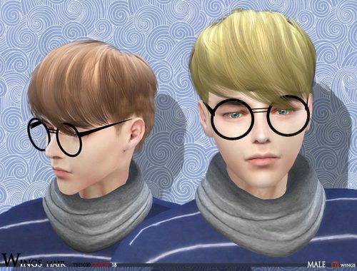WINGS SIMS4 HAIR TSE1030 M F