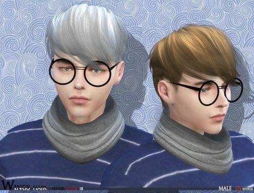 WINGS SIMS4 HAIR TSE1030 M F