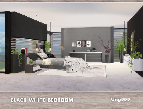 Black White Bedroom