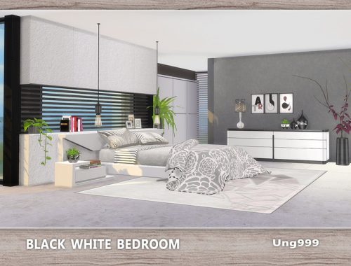 Black White Bedroom