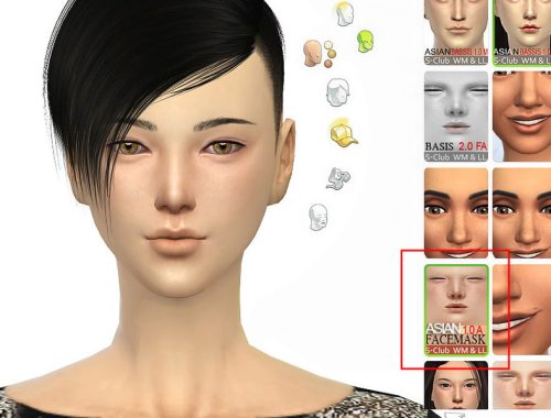 S-Club WMLL ts4 ASIAN Facemask1.0